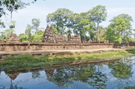 Arrivée sur le temple de Beng Melea - Cambodge