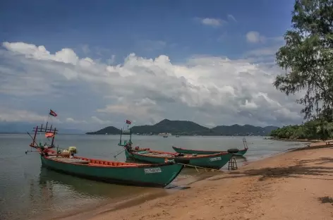 Une belle plage sur l'île du Lapin - Cambodge