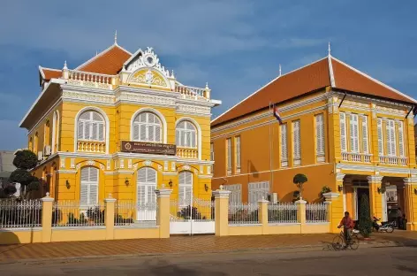 Bâtiments coloniaux de Battambang - Cambodge