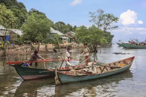 Navigation vers l'île du Lapin - Cambodge