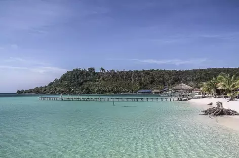 Plage de rêve sur l'île de Koh Rong - Cambodge