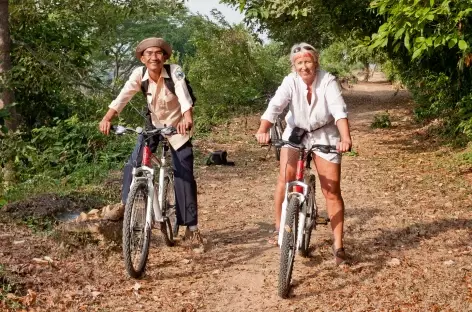 Balade à vélo sur le site d'Angkor - Cambodge