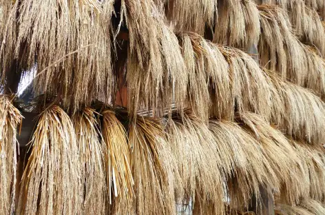 Séchage traditionnel du riz