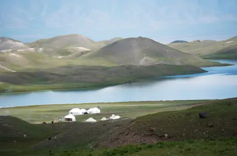 Camp de yourtes à Sary Mogol - Kirghzistan