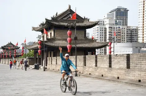 Sur les murailles de Xian - Chine