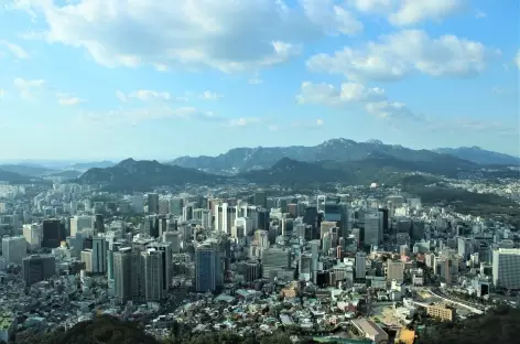 Séoul - vue de Séoul Tower