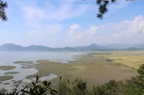 Suncheon Baie vue depuis l'observatoire