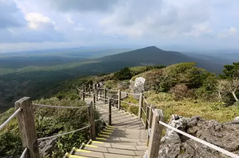 Ile de Jeju. Sentier Yeongsil, Mont Hallasan