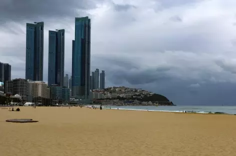 Busan. Plage de Haeundae