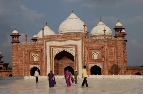 Mosquée au Taj Mahal - Agra - Inde