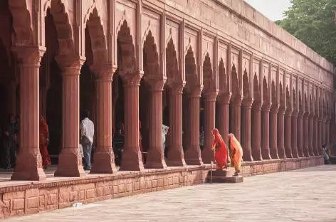 En chemin pour le Taj Mahal, Agra Inde - 