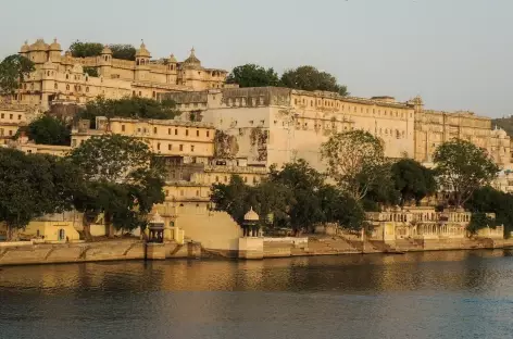 Le City Palace à Udaipur, Rajasthan, Inde