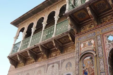 Haveli dans la région d'Alsisar, Rajasthan, Inde