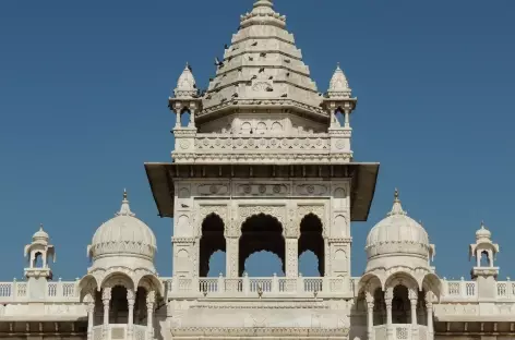 Détail du Jaswant Thada, Rajasthan, Inde