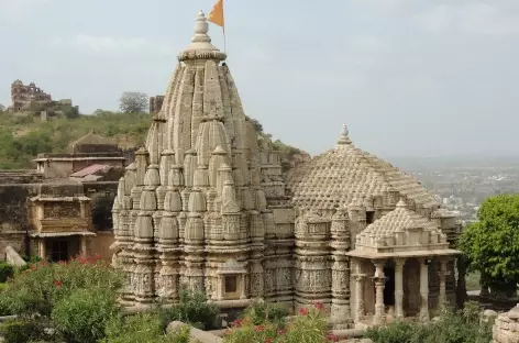 Temple à l'intérieur de la forteresse de Chittorgarh, Rajasthan