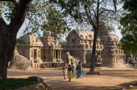 Les temples de Mamallapuram, Inde du Sud