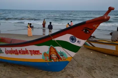 Plage du sud de l'Inde