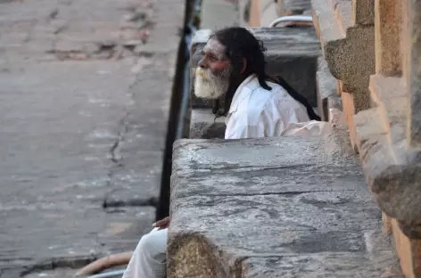 Sadhu au temple de Thanjavur - Inde