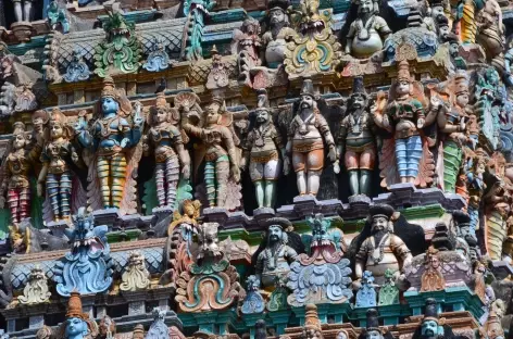 Figurines du temple de Madurai - Inde