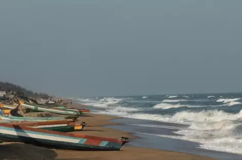 Plage du sud de l'Inde