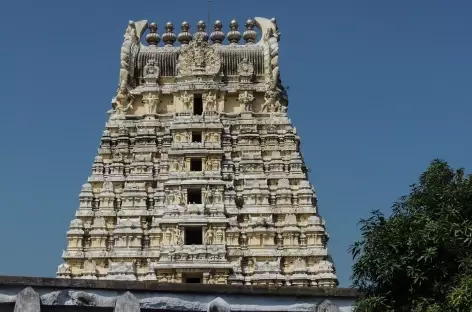 Temple à Kanchipuram, Inde du Sud