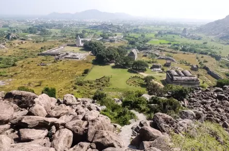 Lavisite du fort de Ginjee, une très belle balade, Inde du Sud