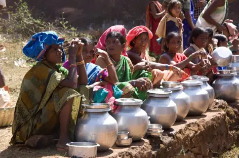 Marché de village  - Orissa, Inde