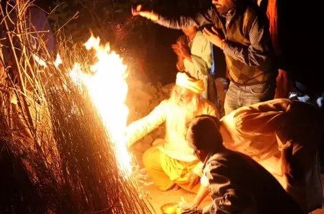 Holika Dahan - Orissa, Inde