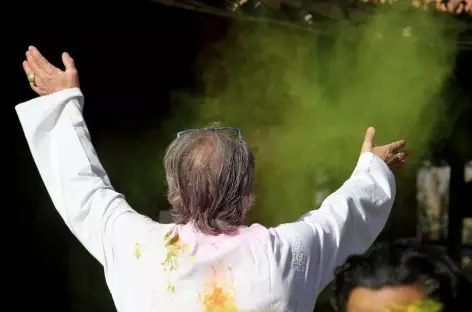 Fête de Holi - Orissa, Inde