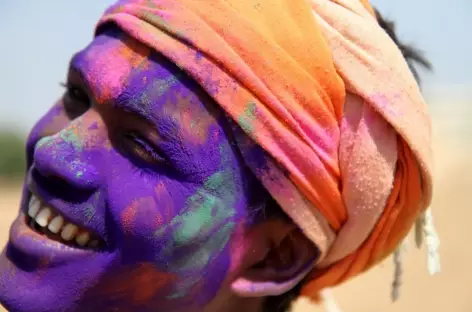 Fête de Holi - Orissa, Inde