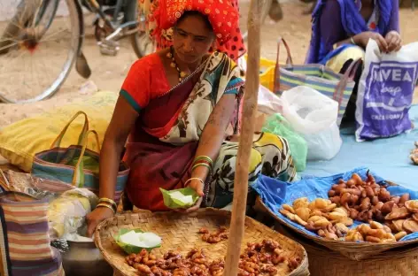 Marché - Orissa, Inde