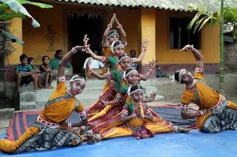 Danses acrobatiques - Orissa, Inde