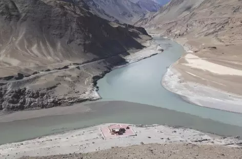 Jonction entre l'Indus et la Zanskar - Ladakh - Inde - 