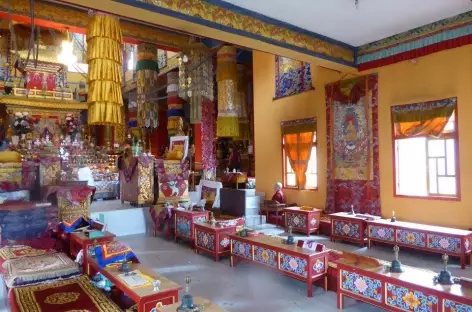 Intérieur d'un monastère, Spiti - Inde