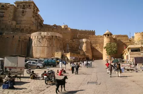 Au pied des remparts, Jaisalmer, Rajasthan - 