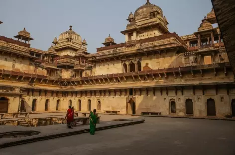 La cour intérieure du Jehangir Mahal - Orchha - 