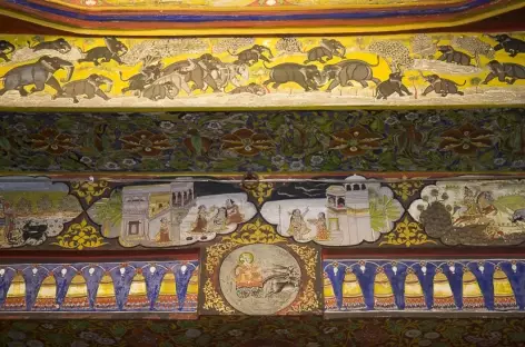 Udaipur Peintures et décorations du city palace d'Udaipur