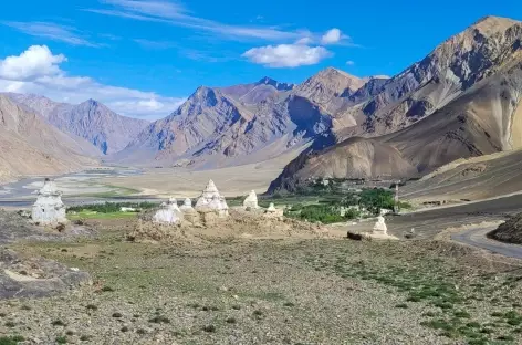 La plaine depuis Zangla-Zanskar