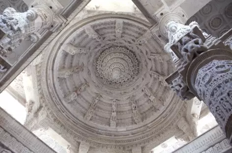 Détail du temple Jain, Ranakpur, Rajasthan - Inde - 