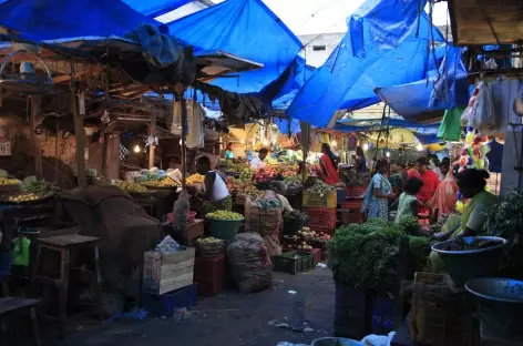 Le marché Goubert, Pondichéry - Inde - 