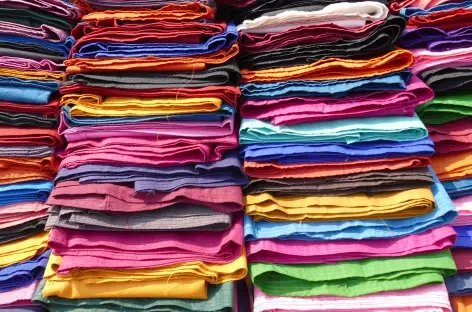 Tissus colorés