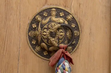 Porte ouvragée - Ladakh