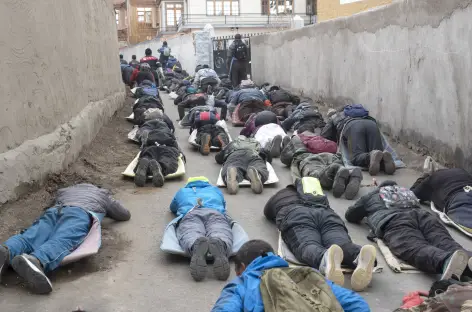 Prosternation - Ladakh