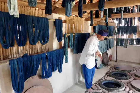 Teinture indigo - Gujarat