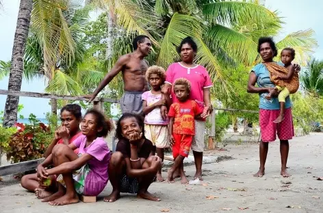 Village papou sur l'île d'Arborek, Raja Ampat - Indonésie