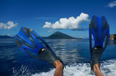 Snorkeling au large des îles Banda, Moluques - Indonésie