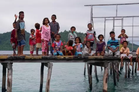 Village papou, île de Misool, Raja Ampat - Indonésie