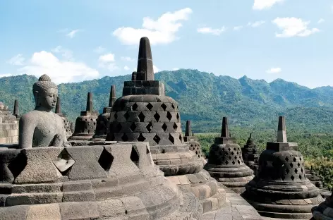 Temple bouddhiste de Borobudur, Java - Indonésie