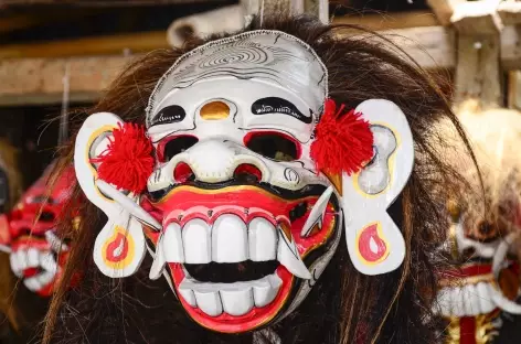 Masque balinais, marché d'Ubud, Bali - Indonésie - 