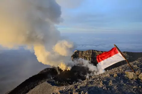 Cratère du volcan Semeru, Java - Indonésie